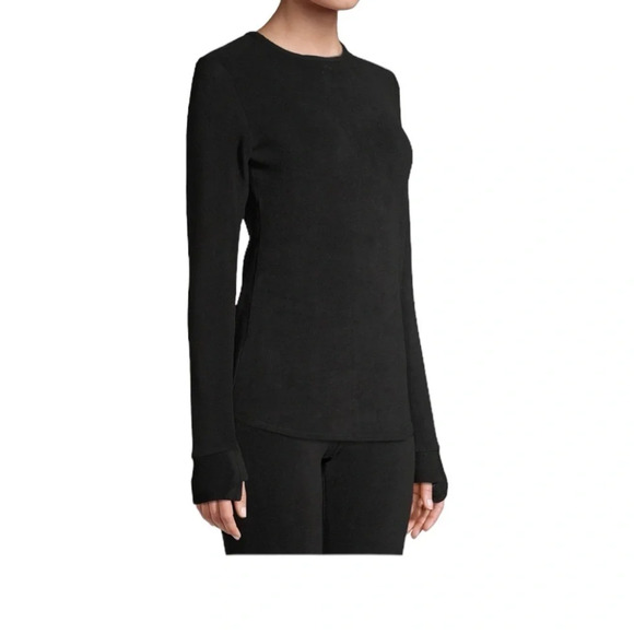 ClimateRight by Cuddl Duds Women's Plush Warmth Crew Neck Base Layer Top - Picture 1 of 5